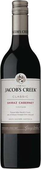 Cabernet Shiraz, vrhunsko suho rdeče vino, Jacobs Creek, 0,75 l