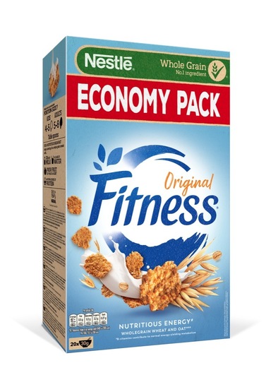 Polnovredni pšenični kosmiči Fitness, Nestle, 625 g