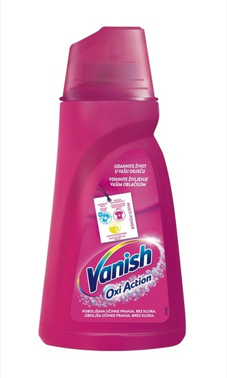 Detergent za odstranjevanje madežev, Vanish Pink, 1 l