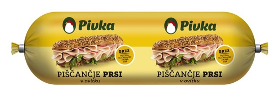 Piščančje prsi v ovitku, Pivka, pakirano, 400 g