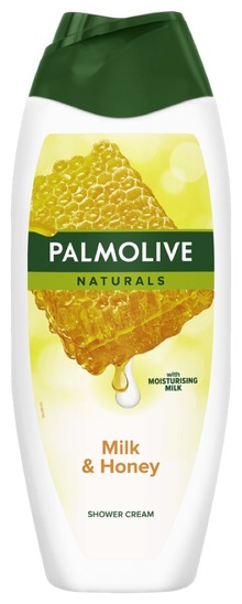 Gel za prhanje, mleko in med, Palmolive Naturals, 500 ml