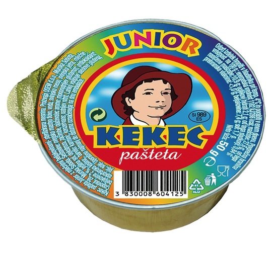 Pašteta Junior, Kekec, 50 g