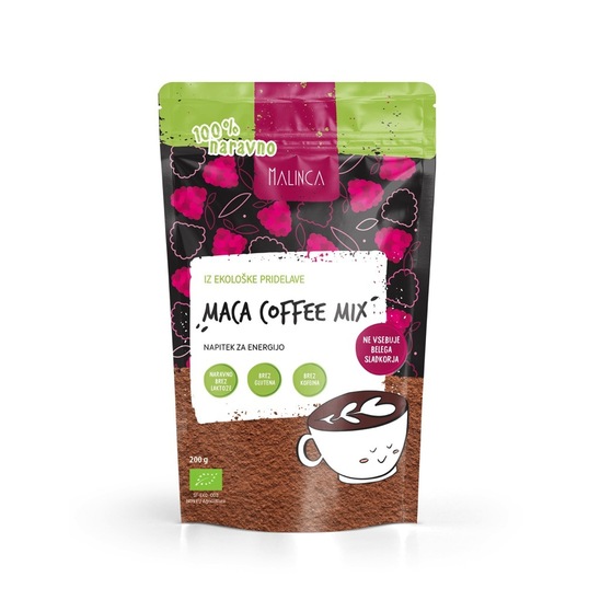 Bio Maca coffee mix, Malinca, 200 g