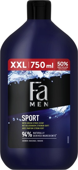 Gel in kopel, Sport, FA, 750 ml