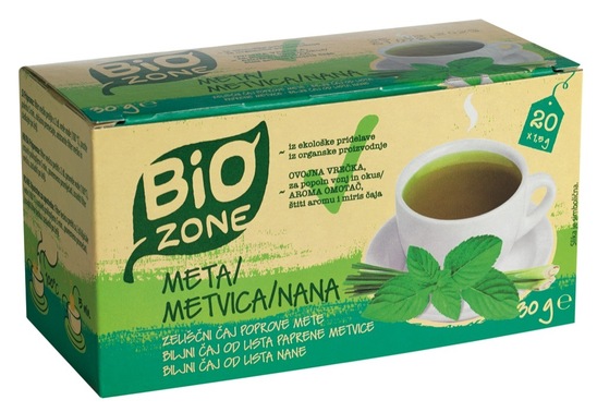Bio čaj, meta, Bio Zone, 30 g