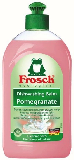 Detergent za ročno pomivanje posode Frosch granatno jabolko, 500 ml