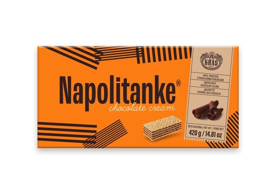 Napolitanke s čokoladno kremo, Kraš, 420 g
