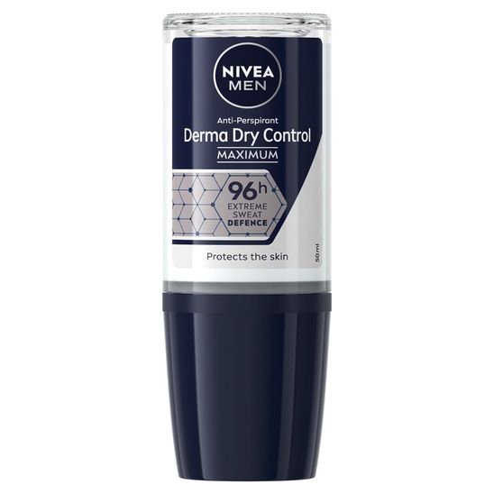 Deodorant roll on Men Derma Dry Control, Nivea, 50 ml